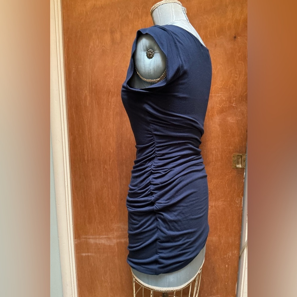Velvet by Graham & Spencer Blue Ruched Dress - Picture 7 of 9
